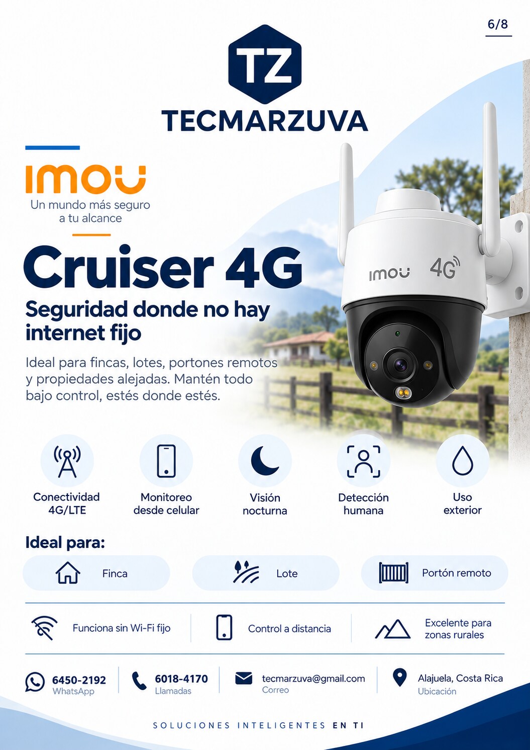 Cámara IMOU Cruiser 4G